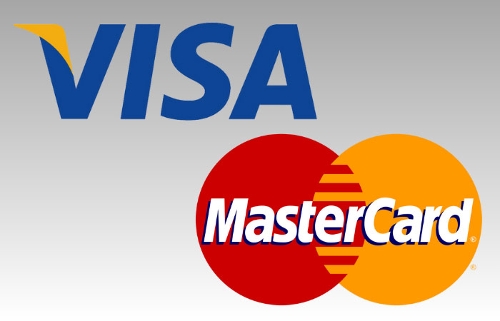 VISA e MasterCard 1win