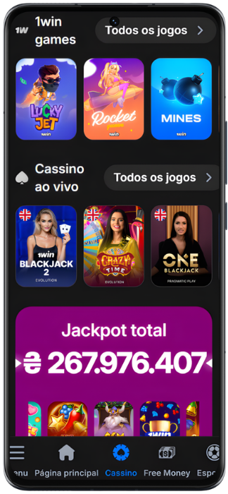 1win captura de tela games